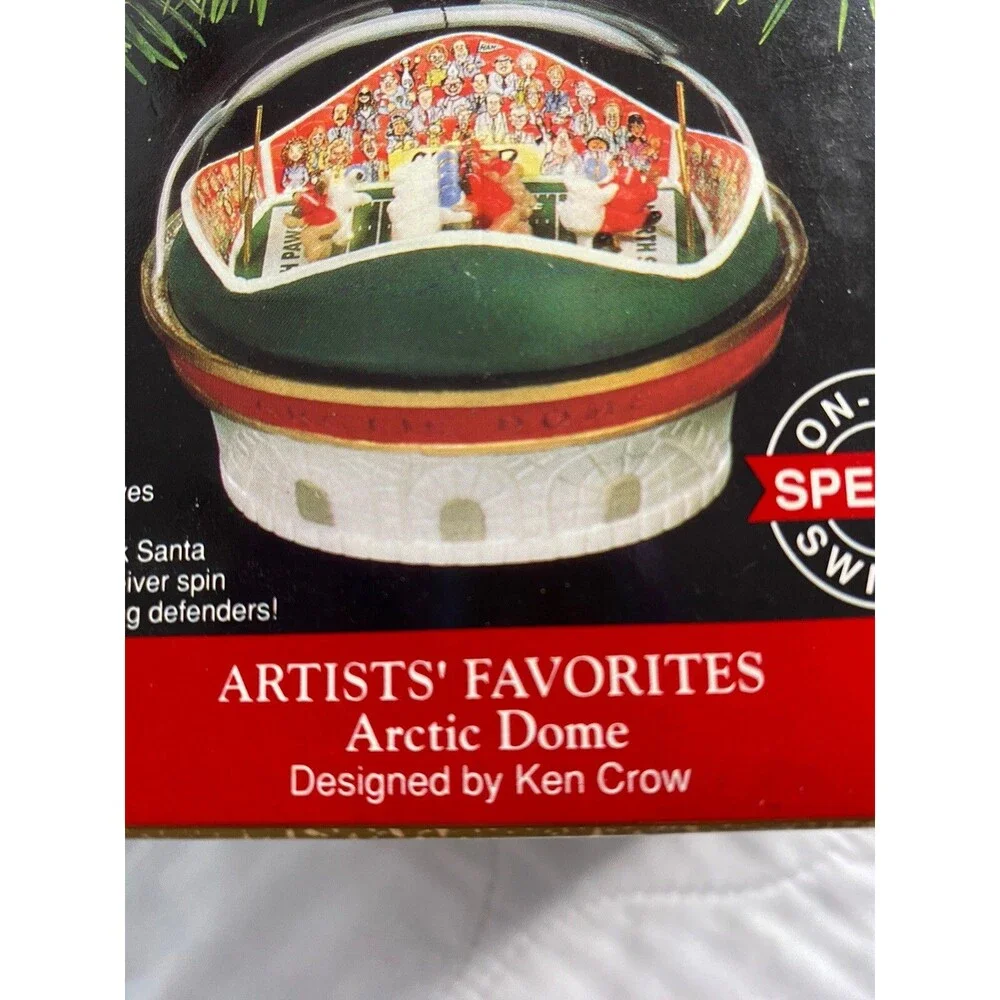 Hallmark Keepsake Ornament Artist's Favorites Arctic Dome by Ken Crow Football